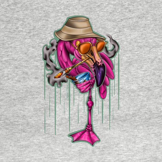 Fear and Loathing Flamingo by Timwould